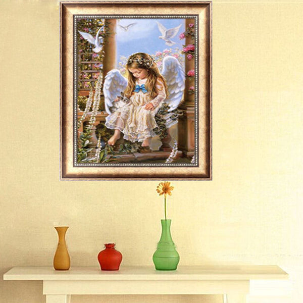 5D Angel Diamond Beads Embroidery Kit