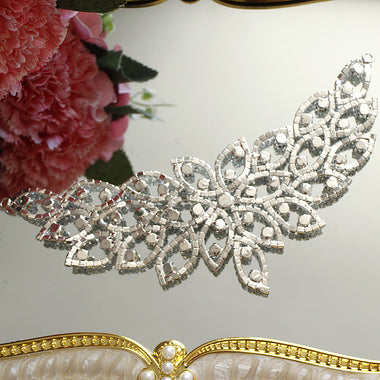 Shiny Diamond Floral Patches