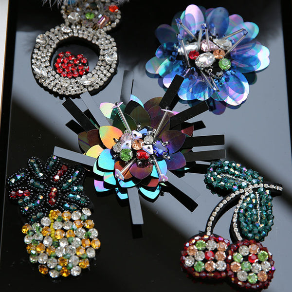 3D Diamond Beadrd Patches