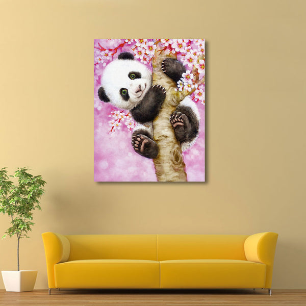 5D Diamond Panda Tree DIY Diamond Embroidery