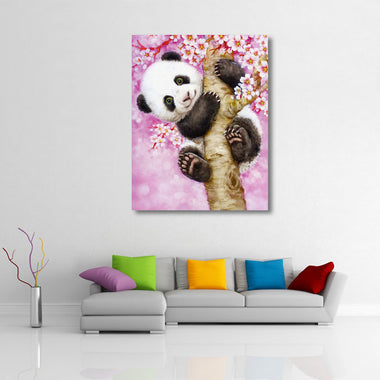 5D Diamond Panda Tree DIY Diamond Embroidery
