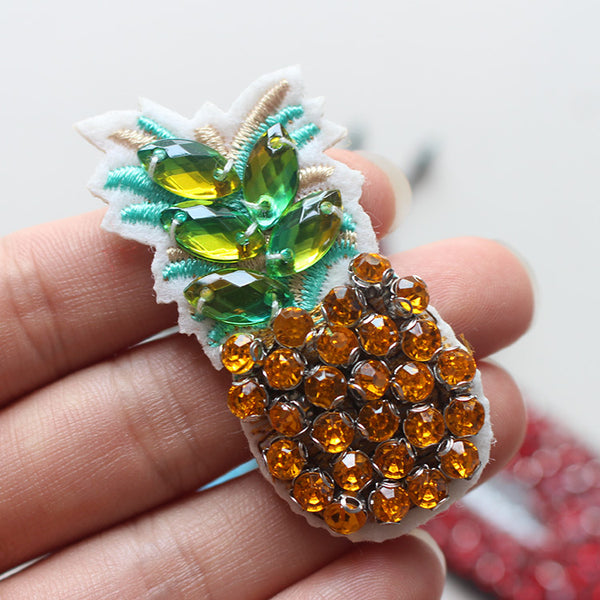 3D Diamond Pineapple Patches