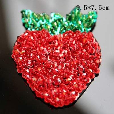 3D Watermelon and Strawberry beaded Diamond Patch