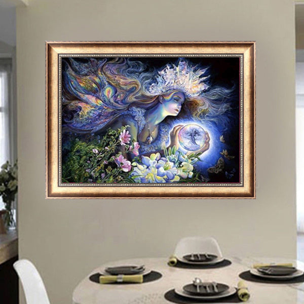 Fairy Tale Beauty DIY 5D Diamond Beaded Embroidery Kit