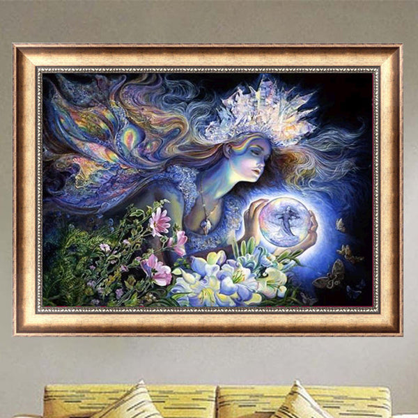 Fairy Tale Beauty DIY 5D Diamond Beaded Embroidery Kit