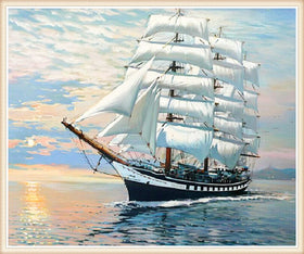 Failing On The Sea 5d Diamond Embroidery DIY