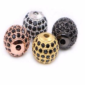 Black Diamond Drill Copper Ball DIY Beads