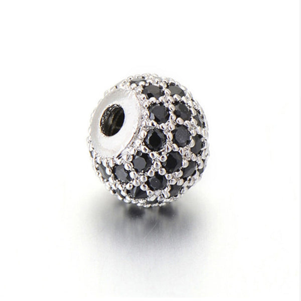 Black Diamond Drill Copper Ball DIY Beads
