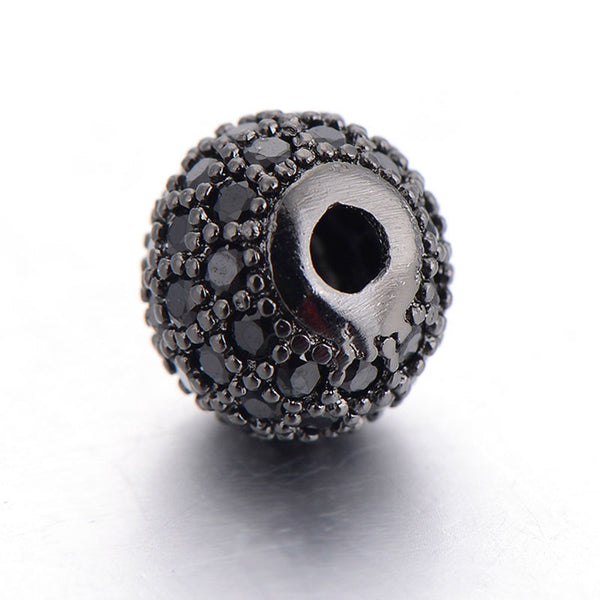 Black Diamond Drill Copper Ball DIY Beads