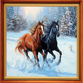 Horse DIY Diamond Beaded Embroidery Kit