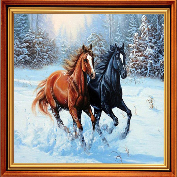 Horse DIY Diamond Beaded Embroidery Kit