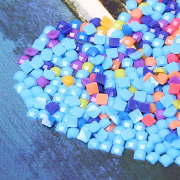 Seaside Town DIY Diamond Beads Embroidery