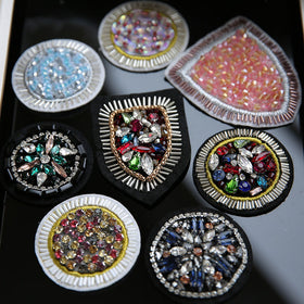 Embroidery Diamond Beaded Patches