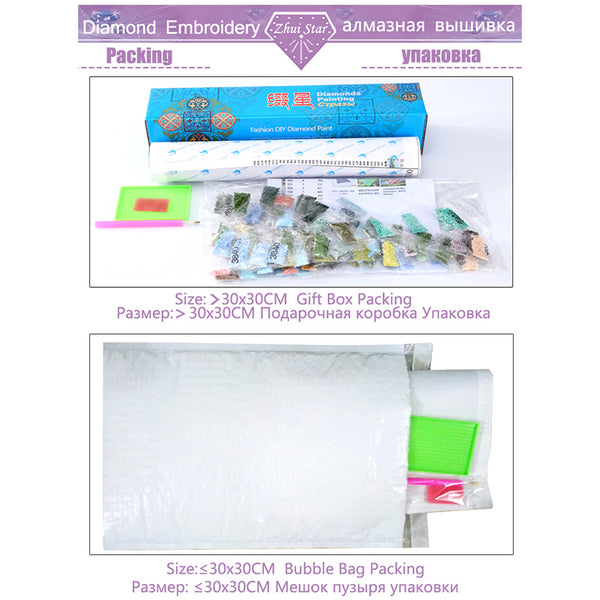 Autumn Forest Woods Mosaic Full Diamond Embroidery