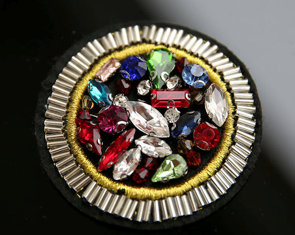 Embroidery Diamond Beaded Patches