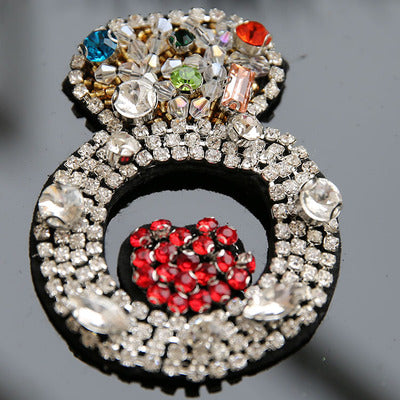 3D Diamond Beadrd Patches