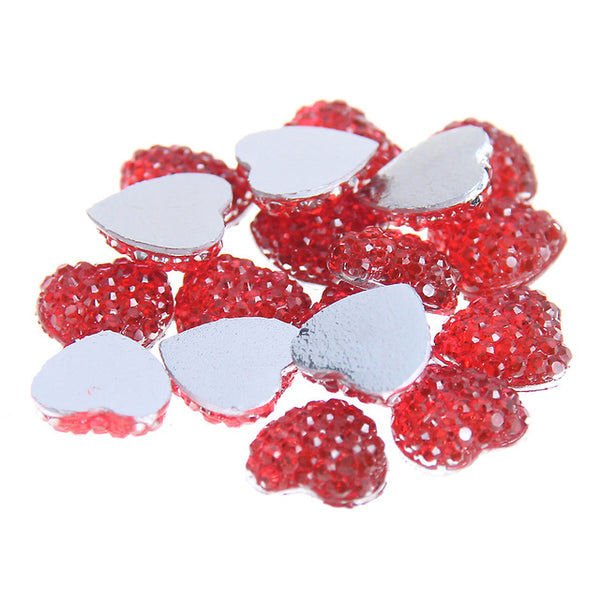 Heart Shape Diamonds Beads DIY Scrap Booking