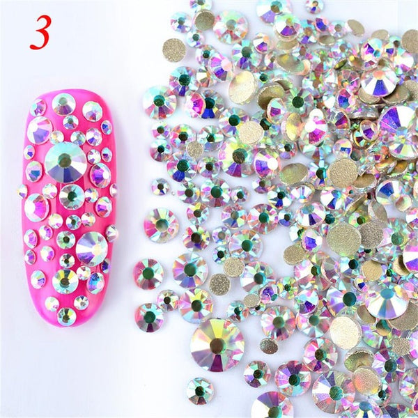 Diamond Gems Flat Back Nail Art