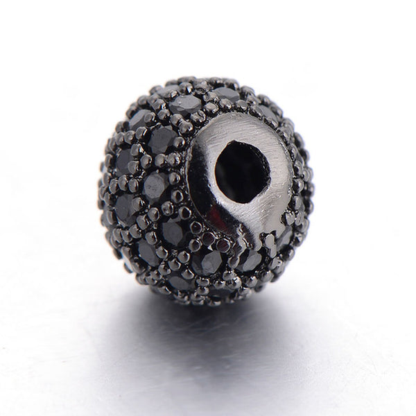 Black Diamond Drill Copper Ball DIY Beads