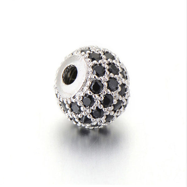 Black Diamond Drill Copper Ball DIY Beads