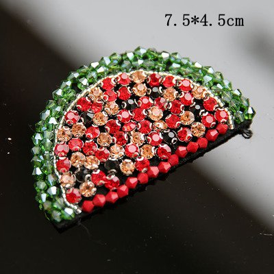 3D Watermelon and Strawberry beaded Diamond Patch